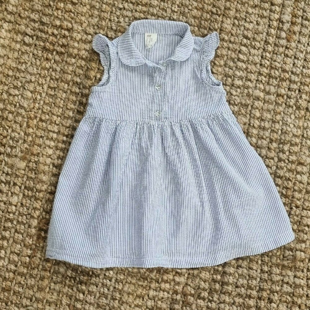 H&M Seersucker Dress 12-18m